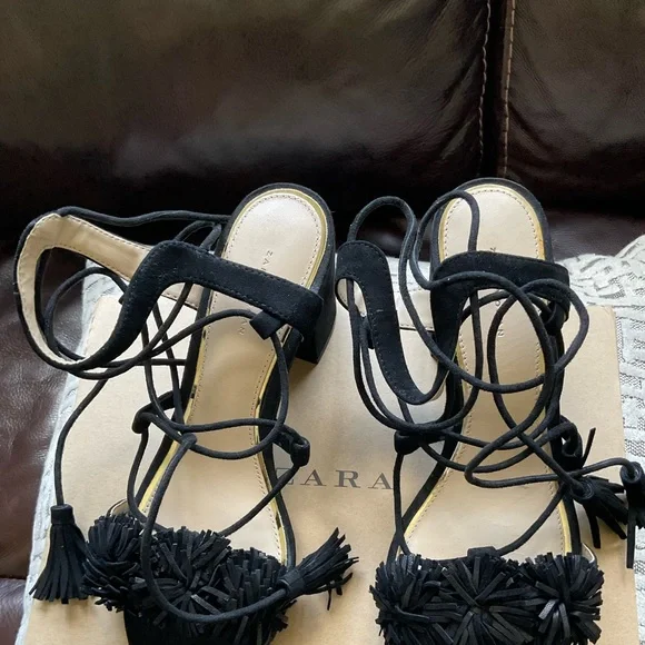 New Zara sandals woman’s - Picture 2 of 12